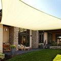 LOVE STORY Custom Size 14'x24' Butter Cream Sun Shade Sail Rectangle UV Block by LOVESTORY