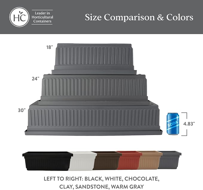 The HC Companies Venetian Window Planter Box w/Drain Plug - Image 7