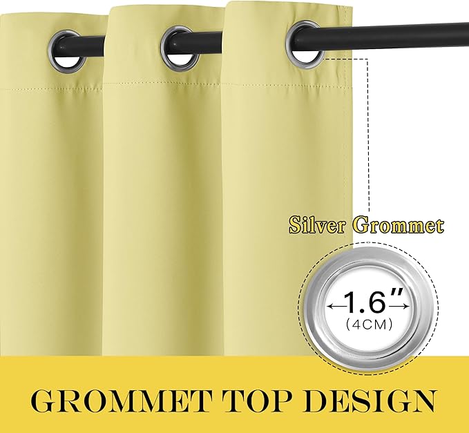 NICETOWN Kitchen Short Blackout Curtain and Drape - Image 5