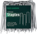FEED GARDEN 6 Inch 100 Pack Galvanized Landscape Staples Plant Cover Stakes 11 by FEEDGARDEN