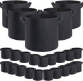 GROWTNT 7 Gallon Grow Bags 24 Pack, 7 Gallon Fabric Pots, Garden Bags to Grow by GROWTNTLLC