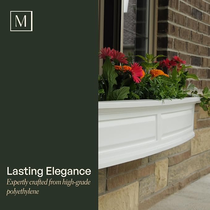 Mayne Nantucket 5-Foot Window Box – Self-Watering, Weather-Resistant Planter - Image 3