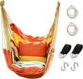 Hommtina Hammock Chair Hanging Rope Swing, Max 300 Lbs Hanging Chair by Hommtina