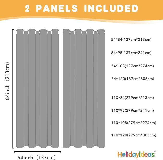 HolidayIdeas Extra Wide Outdoor Curtains - Image 7
