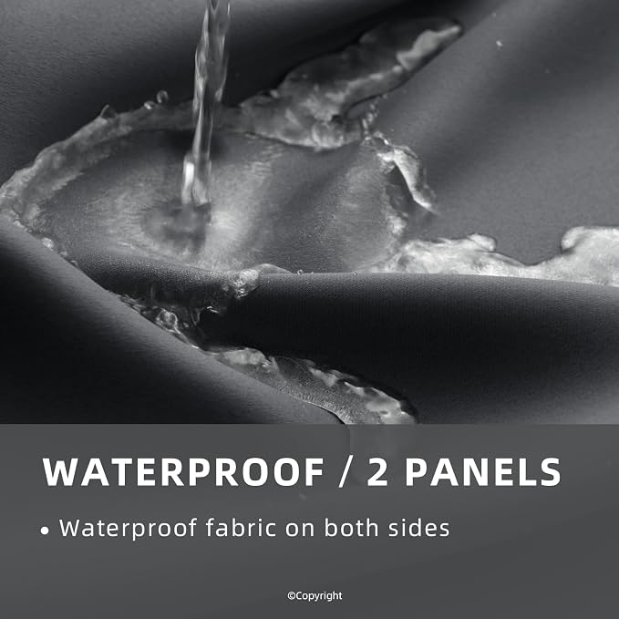 Waterproof Outdoor Curtain W105 x L95 - Image 2