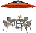 PHI VILLA 5 Pieces Outdoor Dining Set by PHIVILLAThepioneerofcomfortablehouseholdsupplies