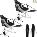 KingCamp Hammock Chair with Footrest – Heavy Duty Swinging Rocking Camping by KingCamp