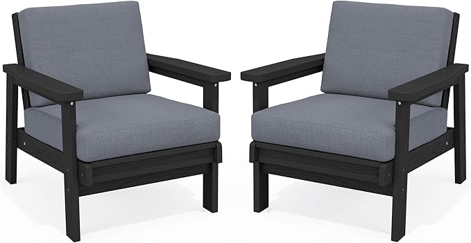 SERWALL HDPE Outdoor Couch Set of 2 by SERWALL
