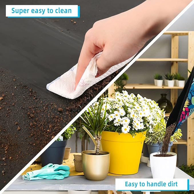 Extra Large Repotting Mat for Indoor Plant Transplanting and Mess Control - Image 6