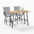 Sophia & William Outdoor Bar Set, Patio Bar Table and Chairs Set, Bar Height by SophiaWilliam