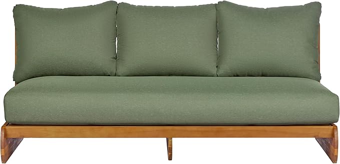 Christopher Knight Home Poppy Acacia Wood Outdoor 3 Seater Sofa - Image 4