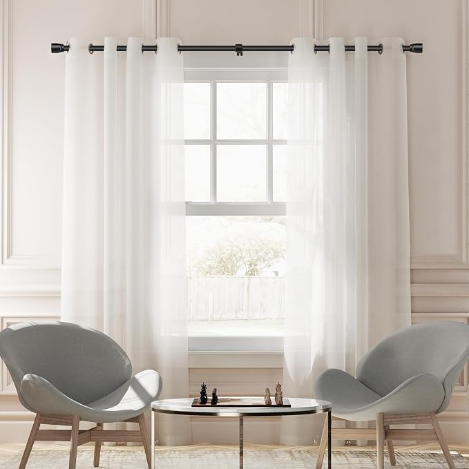 1” Diameter Curtain Rods Itself is 30 to 240 inch 1 Pack Fit 30-234 inch Window - Image 6