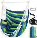 Chihee Hammock Chair 4.9ft x 3.9ft Max 500 Lbs Widen Hanging Swing 2 Cushions by Chihee
