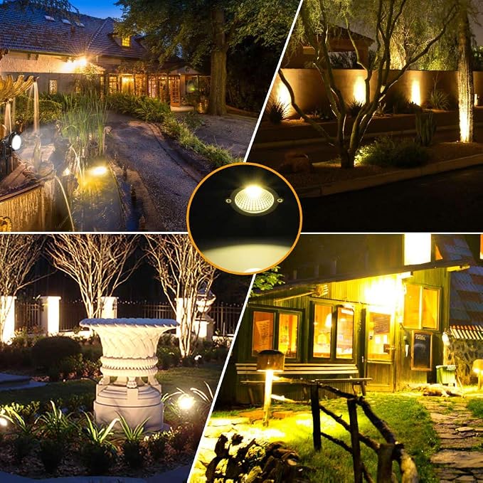 Romwish 120V LED Landscape Spotlights, 10W Outdoor Spotlights - Image 6