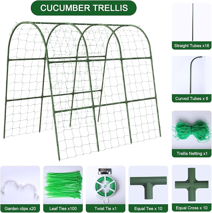 U-Shape Cucumber Trellis for Raised Bed - Image 2