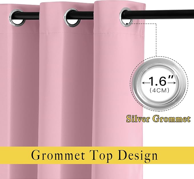 NICETOWN Blackout 108 inch Curtains - Image 4