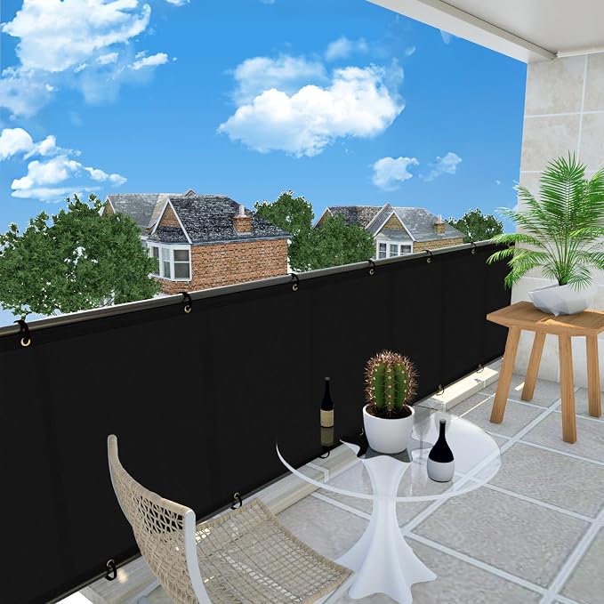 UPGRADE Privacy Screen 3' x 16' Fence Commercial Shade Cover - Image 2