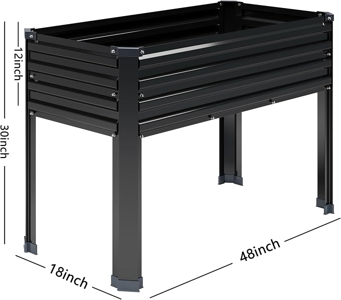 Vengarus Galvanized Raised Garden Bed Outdoor - Image 2