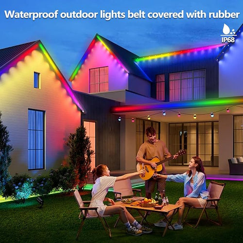 16.4FT Outdoor LED Strip Light Waterproof, IP68 Outside RGB+IC Light Strip - Image 2
