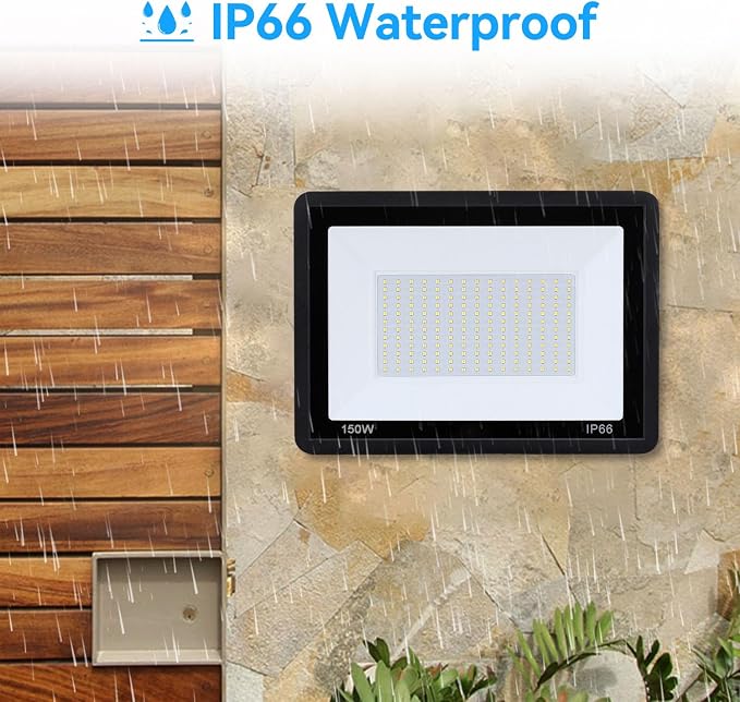 2Pack-250W LED Flood Light Outdoor, 27500lm LED Work Light - Image 3