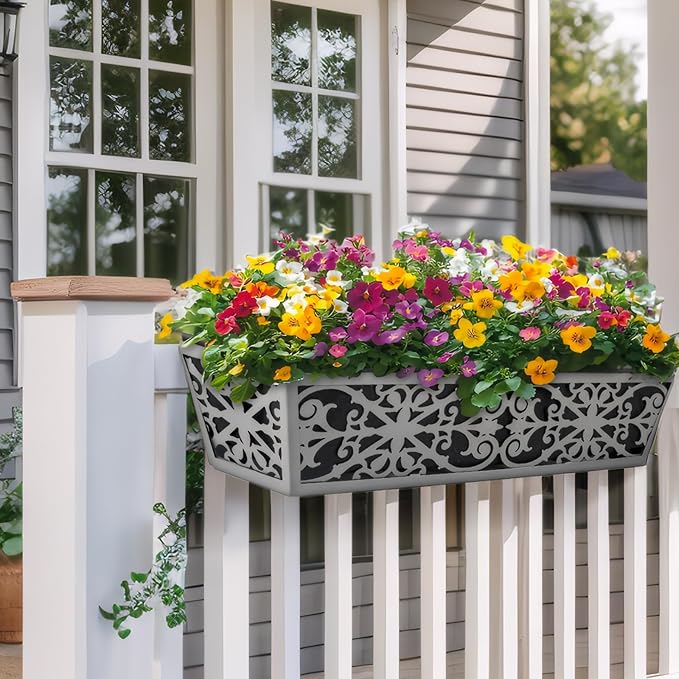 2 Pack 30 Inch Window Boxes Planter - Image 6