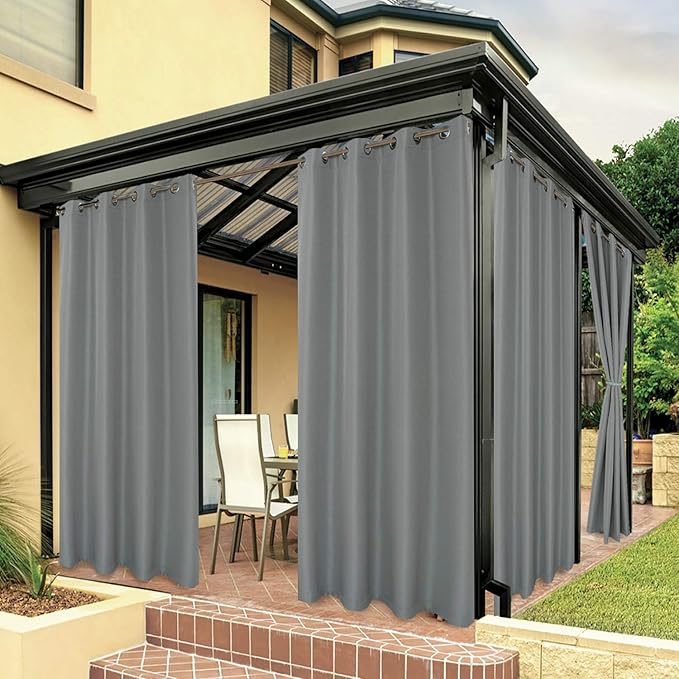 BONZER Waterproof Indoor/Outdoor Curtains by Bonzer