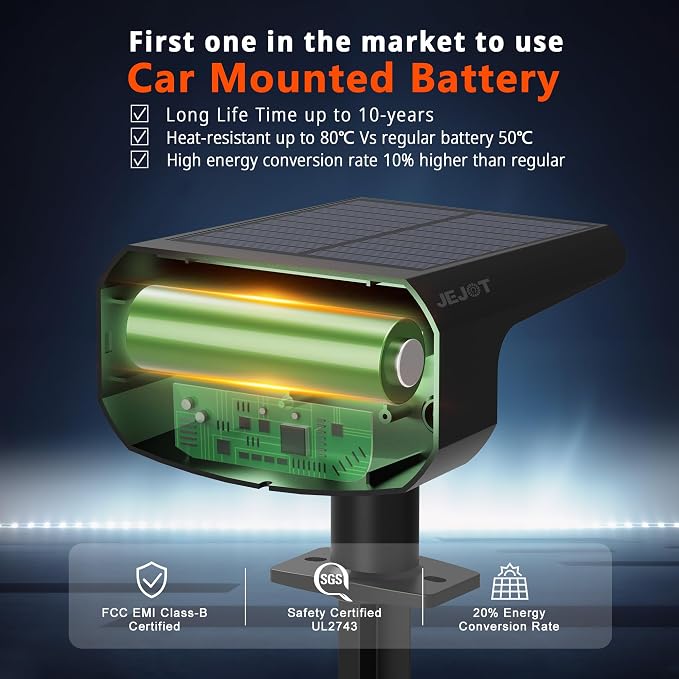 Solar Lights Outdoor Waterproof IP65, Super Bright LED, Cool Light 2 Lighting - Image 3