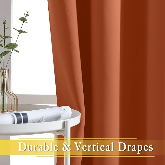 NICETOWN Blackout Patio Curtains 100 x 144 Inches Long - Image 6
