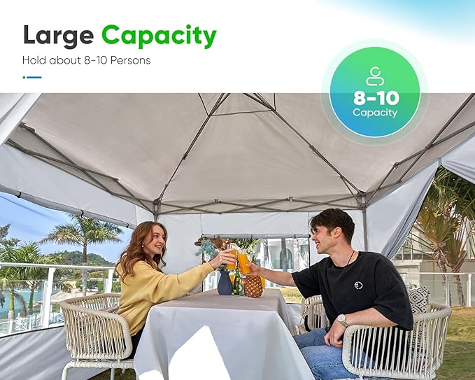 Quictent Privacy 10x10 Pop up Canopy Tent - Image 5