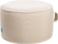 QILLOWAY Indoor/Outdoor Inflatable Stool, Round Ottoman, All Weather Foot Rest by QILLOWAY