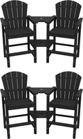 SERWALL Tall Adirondack Chairs Set of 4 by SERWALL