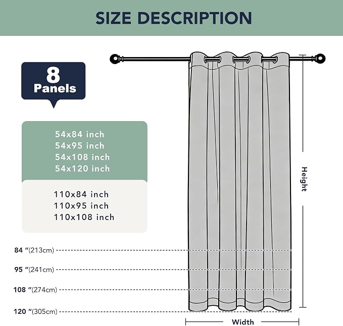 Black Outdoor Curtains for Patio Waterproof - Image 7