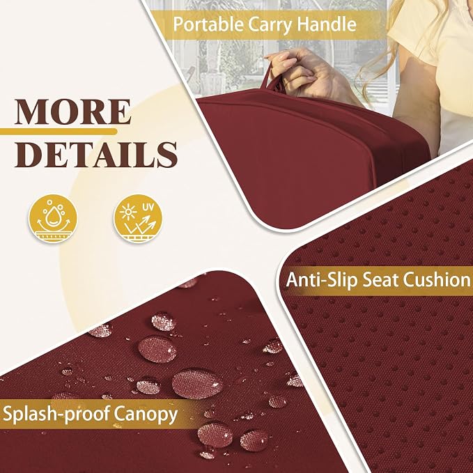 Upgrade 180° Convertible Outdoor Swing - Image 4