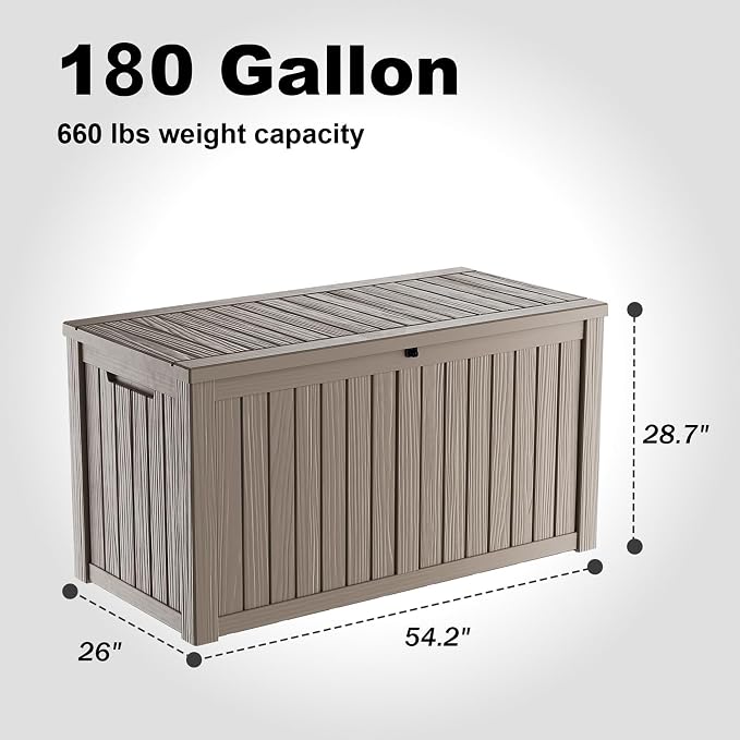 ROJIK Outdoor Storage Housing Deck Box - Image 2