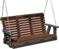 Poly Lumber Wood 4FT Porch Swing Amish Craftsmandship Made in USA HDPE by Unknown