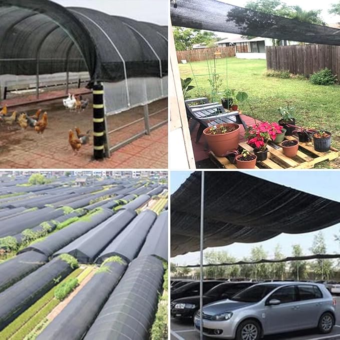 QLOFEI Shade Cloth for Garden, 90% Sunblock Shade Neting Cover - Image 6