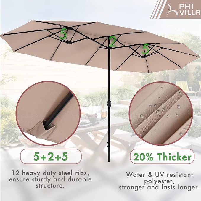 PHI VILLA 7 Pieces Outdoor Dining Set - Image 5