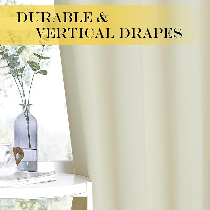 NICETOWN Room Darkening Short Curtain 54 inches Long - Image 4