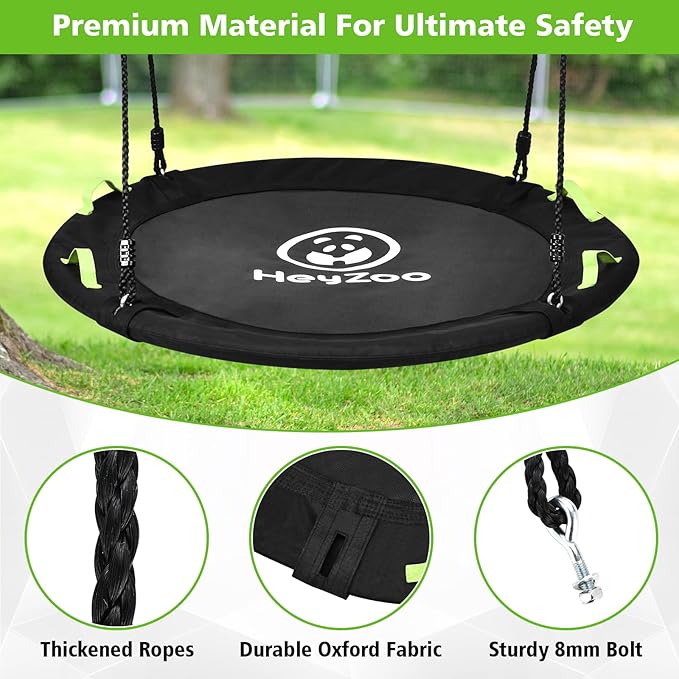 Tree Swing, 60 inch Larger Saucer Swing - Image 5