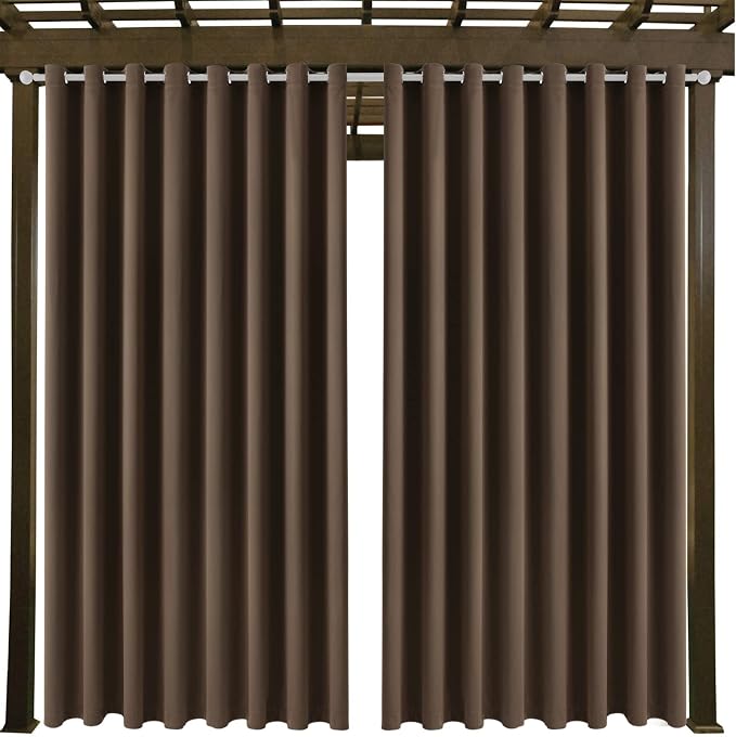 Outdoor Patio Curtain Waterproof Darkening Thermal Insulated Indoor Curtains - Image 9