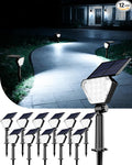 T-SUN Solar Lights Outdoor Waterproof IP65, 12 Pack LED Solar Spot Lights Color by T-SUN