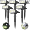 Solar Spot Lights Outdoor, 6 Pack/56 LED Outdoor Lights by Katipeal