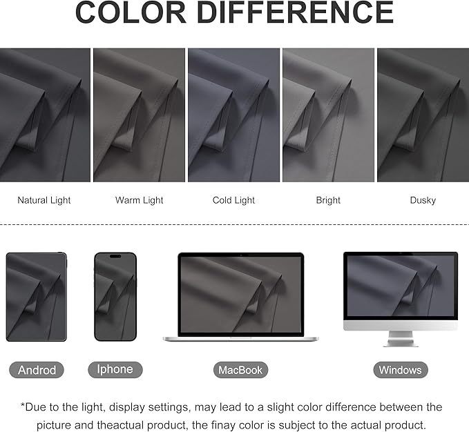 RYB HOME Outdoor Curtains Waterproof - Image 7