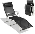 Giantex Chaise Lounge Chair for Outside, Pool Folding Reclining Beach Chair by Giantex