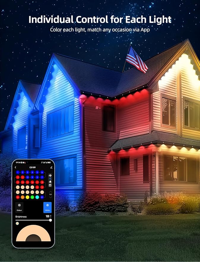 APPECK Permanent Outdoor Lights 50ft - Image 3