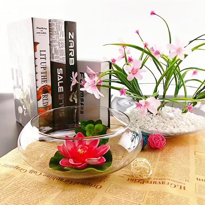 Glass Lotus Bowl Planter, Lotus Flower Bowl, Lotus Bowls - Image 8