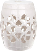 Safavieh Castle Gardens Collection Imperial Vine Antique White Glazed Ceramic by SAFAVIEH