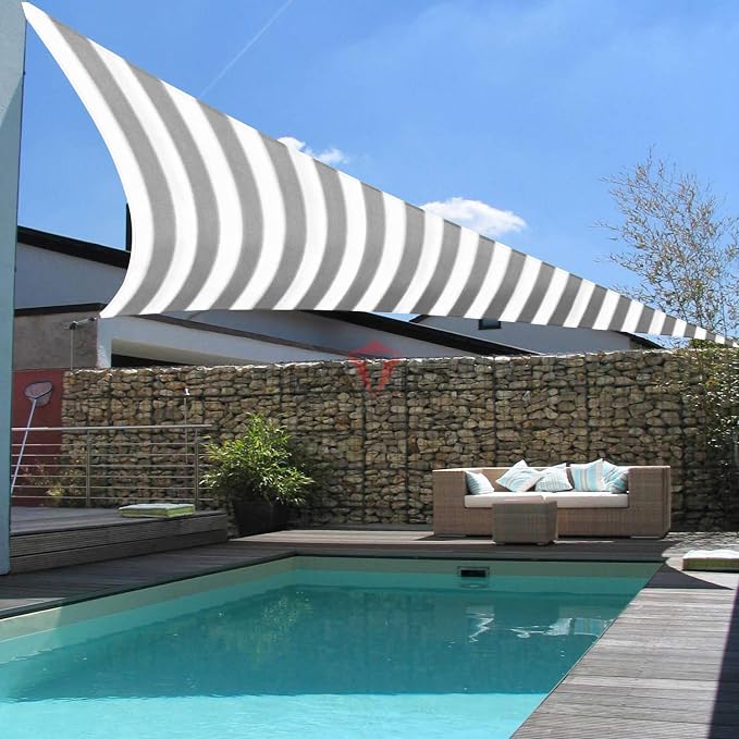 Patio Paradise 13' x 13' x 13' Sun Shade Sail Triangle Canopy Shade Cloth - Image 6