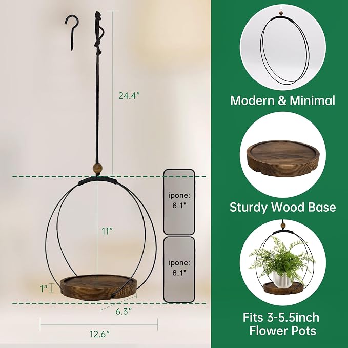 Hanging Planters for Indoor Plants, Plant Hanger - Image 3