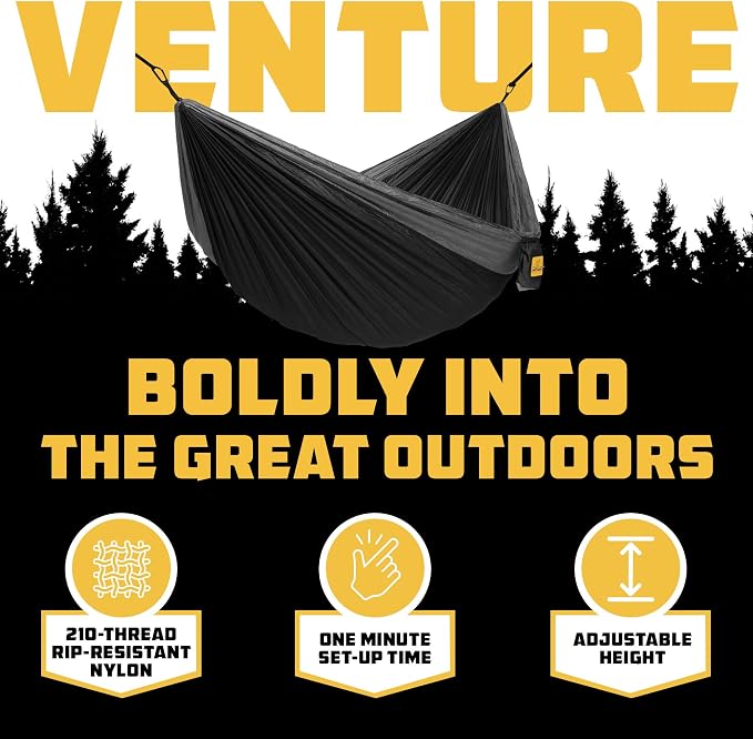 Wise Owl Outfitters Camping Hammock – 500lbs Portable Hammock - Image 3